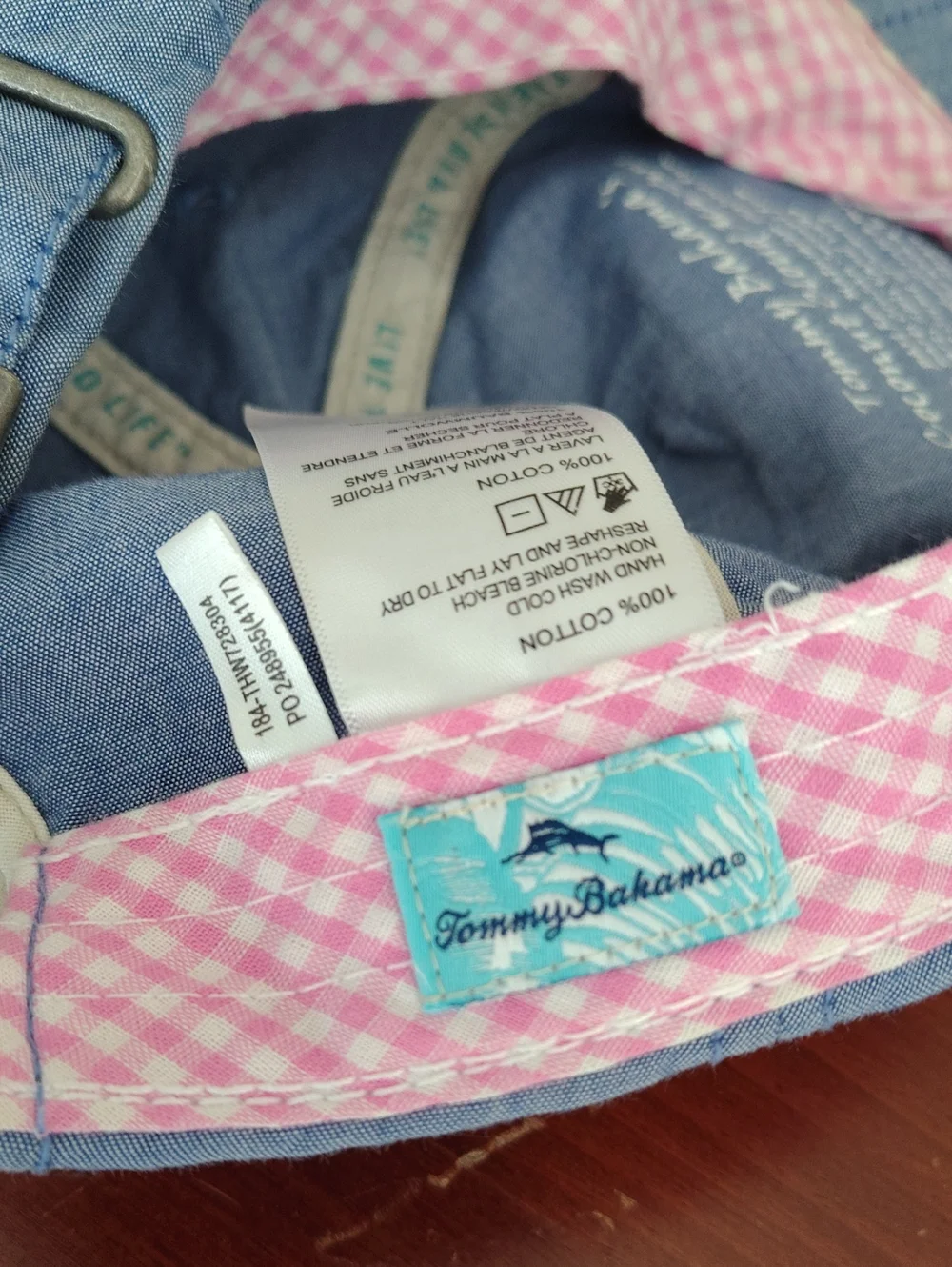 Tommy Bahama Women's Chambray Floral Ball Cap Adjustable